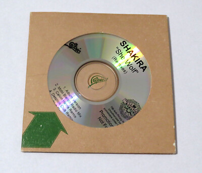 Shakira She Wolf Remixes CD CD-R 6 Tracks ULTRA RARE US PROMO