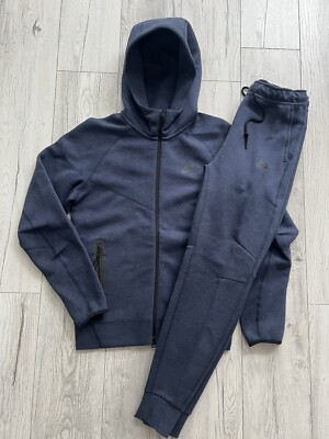 Nike Tech Fleece Obsidian Navy Tracksuit Full Set Size: S RRP