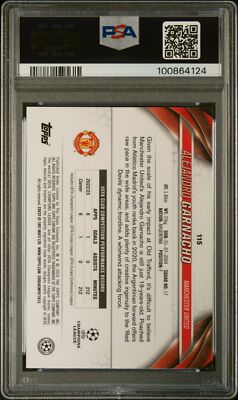 その他 TOPPS CHROME GARNACHO RC REFRACTOR PSA10 Auction Prices Realized Soccer Cards 2022-23 TOPPS CHROME