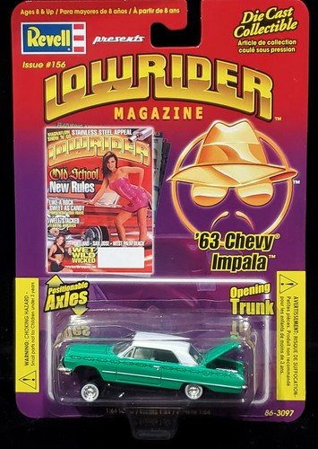 Revell 63 1963 Chevy Impala Lowrider Magazine Chevrolet Collectible Car Grn VHTF - Picture 2 of 4