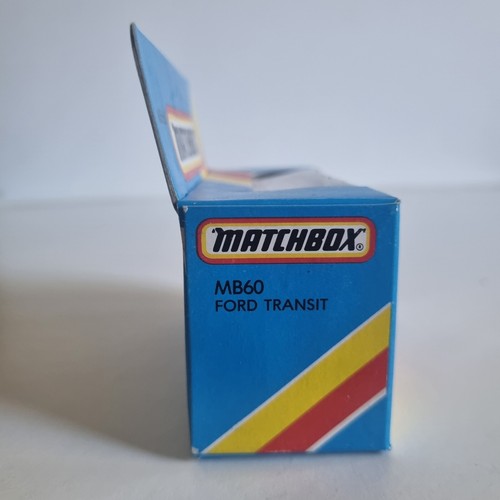 Light blue box 1981 Matchbox 1-75 MB60 Red Ford Transit Van ** LAST ONE** - Picture 5 of 6