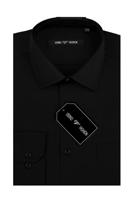 green emerald velvet dress Men's White Dress Shirt Slim Fit Verno Fashion – Moreno's Wear main image 1