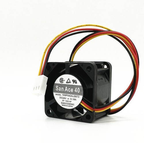 For SANYO 109P0424J3073 4028 4CM 24V 0.18A 3-pin inverter cooling fan - Photo 3/9