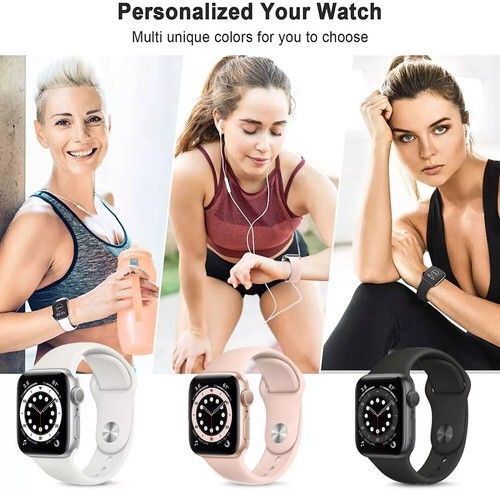 For Apple Watch Band iWatch Strap Series 10 9 40mm 46mm 42mm Wristwatch Bands Au - Picture 4 of 22