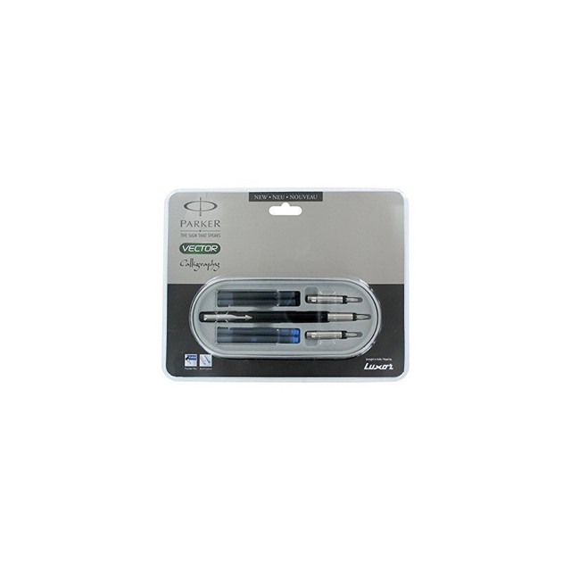 Parker Vector Standard Black Ct Calligraphy Fountain Pen