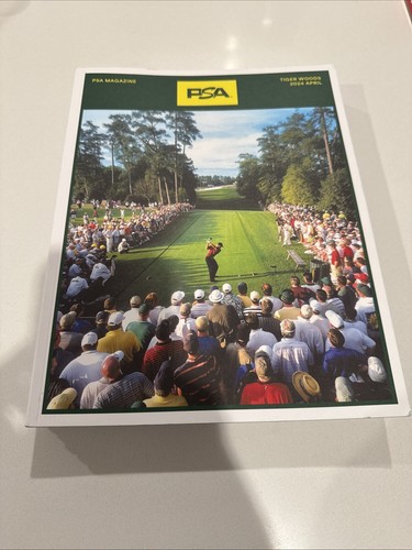 Lot of (5) 2024 PSA Magazine April- August Tiger Woods Luka Bedard LeBron Kobe