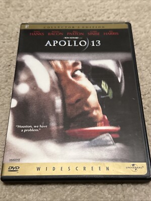 Apollo 13 (DVD, 1995) Tom Hanks Kevin Bacon Bill Paxton