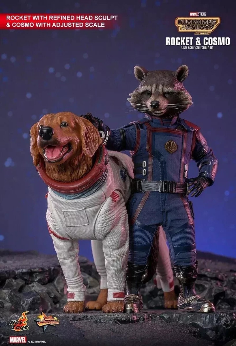 ホットトイズ ガーディアンズ・オブ・ギャラクシー ロケット＆コスモ MMS708 IN STOCK New Hot Toys MMS708 Guardians of the Galaxy Vol. 3