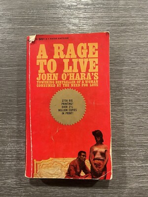 A Rage To Live By John O Haras Pre Owned Paperback 