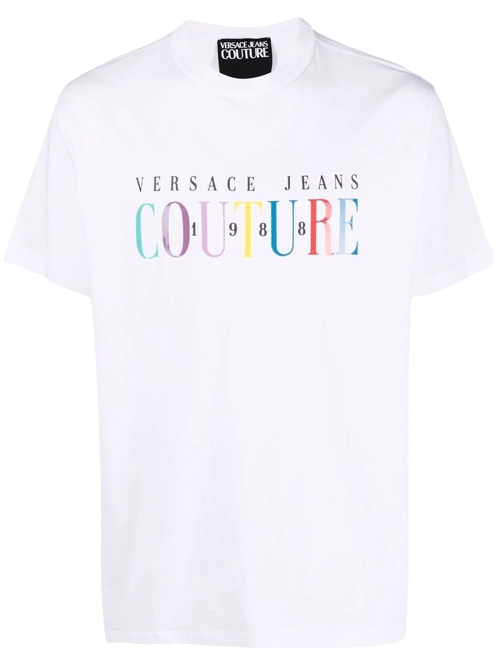 Algodão Versace Jeans Camisetas Sólido para Homens