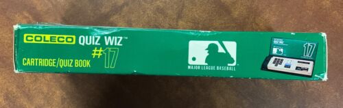Vintage Coleco Quiz Wiz Cartridge/Quiz Book #17 1001 Questions on MLB Baseball - Picture 9 of 13