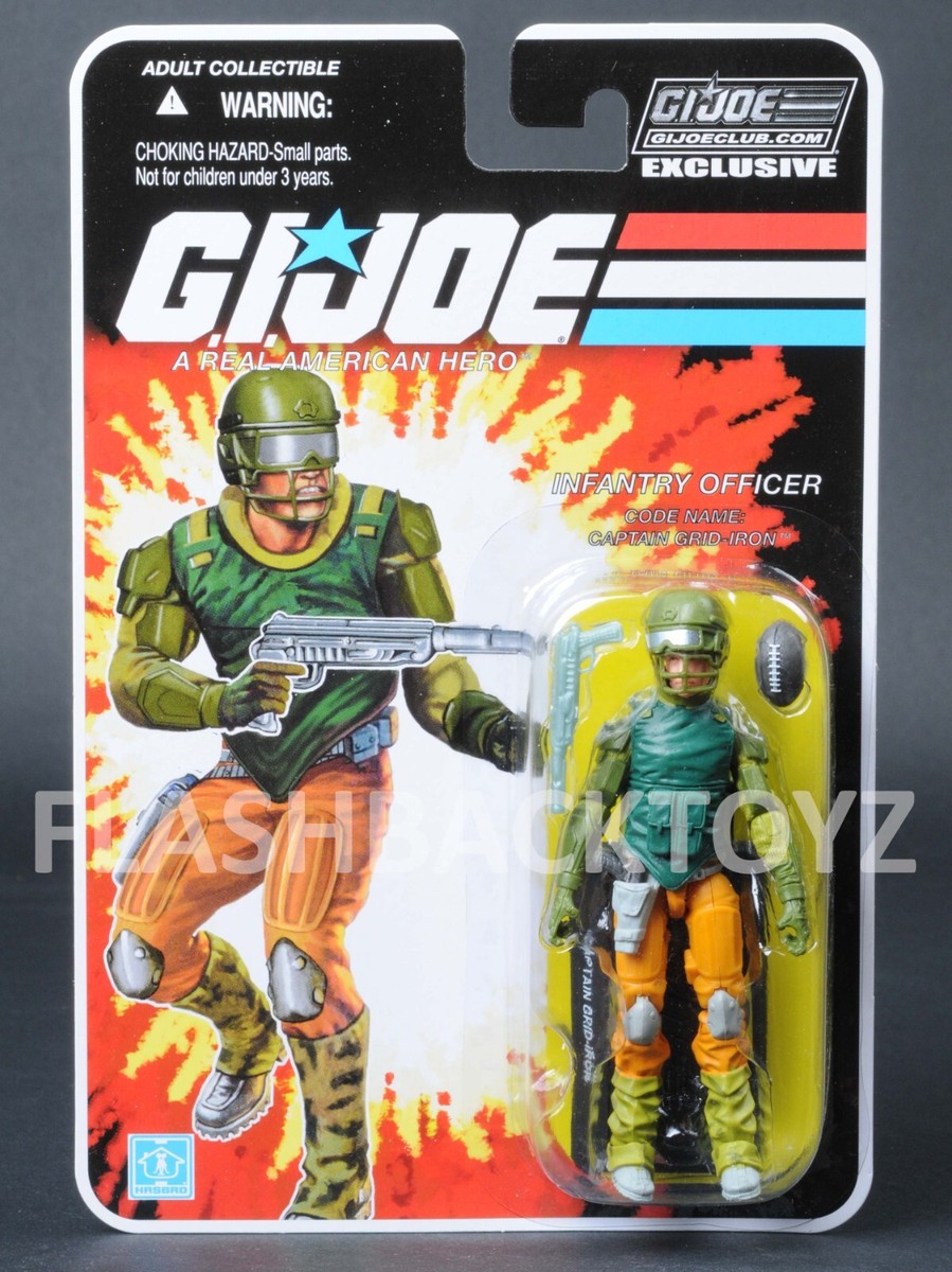 2018 Hasbro GI Joe Captain Grid-Iron Collector's Club Exclusive