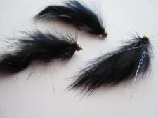 3 EA D16-5 BEAD HEAD ZONKER'S FLASH'S (COLOR & SIZES AVAILABLE), STREAMERS