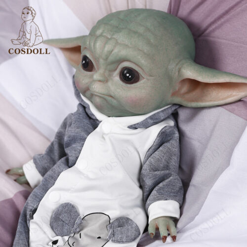 Ganzkörper Silikon YoYO Babypuppe 34cm 1,3kg COSDOLL lebensechtes Mädchen Reborn Babys - Bild 3 von 10