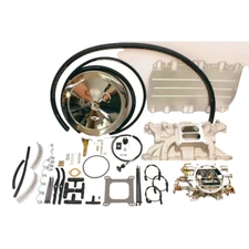 Rover V8 4 barrel Genuine Weber Edelbrock performance carburettor kit