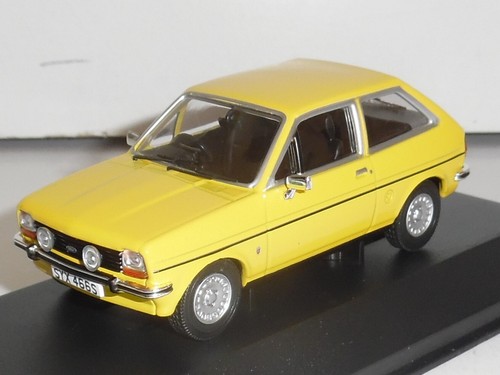 VA12513 `Ford Fiesta Mk I. 1.1 Ghia` , in Signal Yellow . NEW ISSUE, LTD 1200.