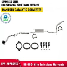 Complete Exhaust System Fits 2006 2007 2008 Toyota RAV4 2.4L Fast Dispatch New