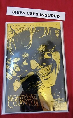 Sandman Universe Nightmare Country #1 Onion Club Gold Foil Netflix Corinthian DC