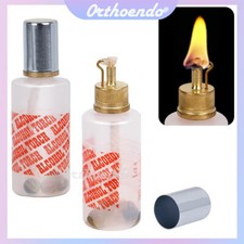 Dental Lab Alcohol Lamp Burner Plastic Copper Plated Nozzle Bottle Instruments
