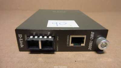 D-LINK DMC-700SC Multimode MediaConverter Gigabit 1000BASE-SX BASE-T Fiber NO PS