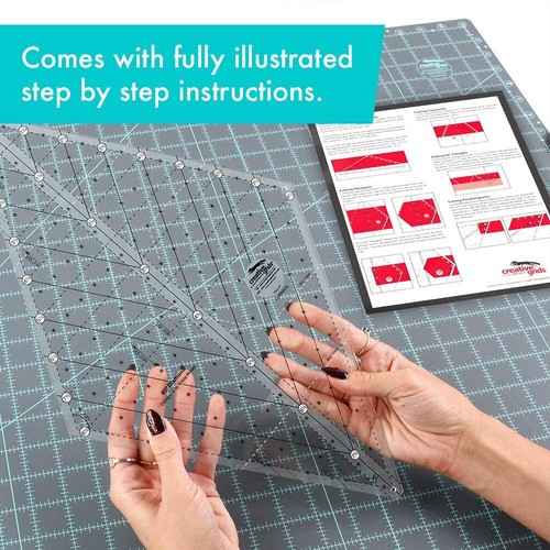 Quilting Rulers 60 Degree Diamond Ruler Quilting Tool for Fabric Cutting - Picture 7 of 7