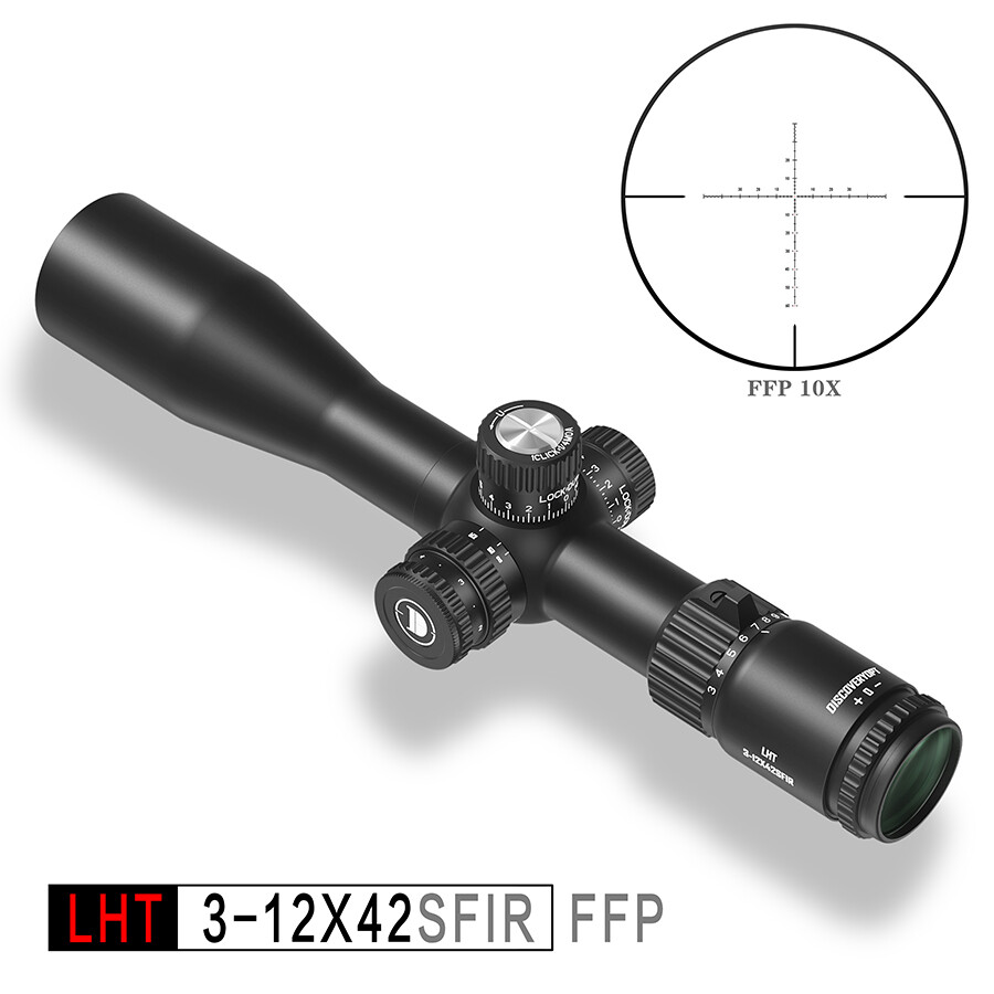 DISCOVERY LHT 3-12X42SFIR FFP .338LM Optics Shooting Hunting Rifle Scope Sight