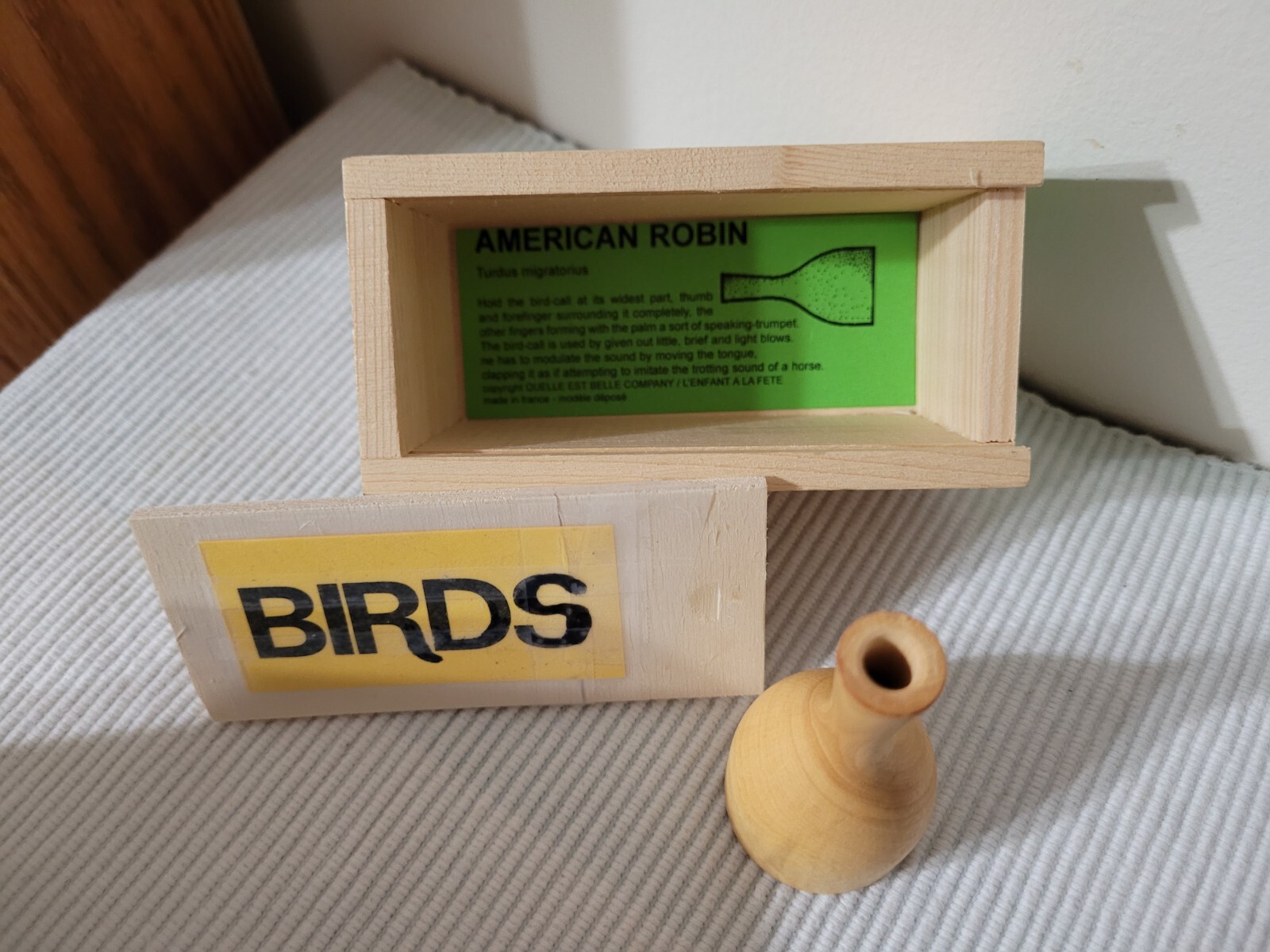 Bird Call Whistle AMERICAN ROBIN France eBay