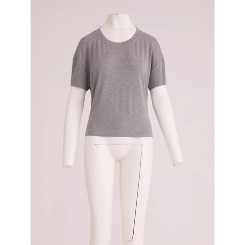 2 PCS SOLID GRAY TOP & PJ' ALL DAY SHORTS JOYSPUN PAJAMA SLEEP LOUNGE POCKETS 2X - Picture 5 of 5