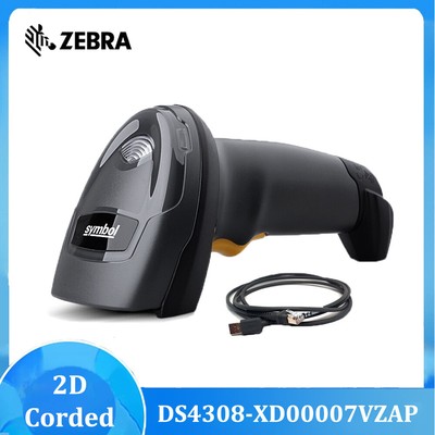 Symbol DS4308-XD00007VZAP Extreme Density 2D Corded Barcode Scanner w/ USB Cable