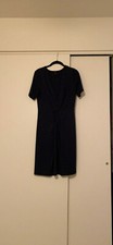 Ann Taylor factory navy knot front dress small