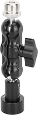 CAMVATE Mini Ball Head Mount Microphone Clamp with 5/8"-27 Male and Female Adapt