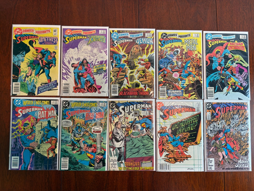 DC Comic Presents Book Lot 10 Superman Batman World's Finest Demon Xanadu Metal