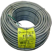 Southwire MC-AL-12/2 68580001 250-Foot 12-Gauge 2-Conductor Type MC Conduit,
