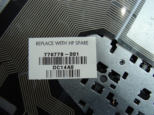 HP 15-f019dx 15.6" Genuine US Keyboard Black 708168-001 776778-001 - Picture 3 of 3