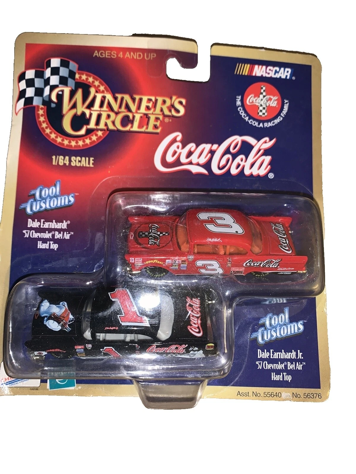 Coca-Cola Multicor em metal fundido Escala 1:64 Carros de Corrida