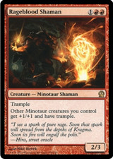 Rageblood Shaman Theros MTG Rare
