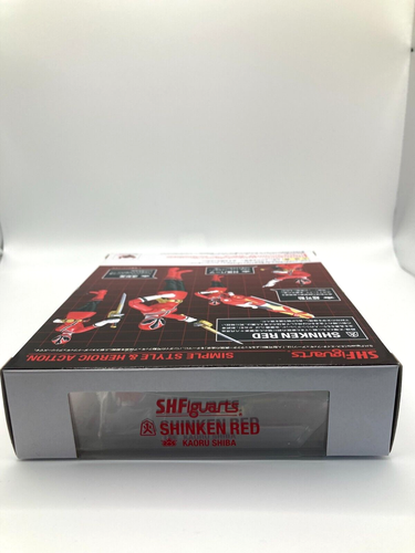 S.H.Figuarts Power Rangers Samurai sentai Shinkenger Shinken Red Kaoru Shiba NEW - Picture 8 of 9