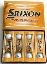 SRIXON TRISPEED   DOZEN GOLF BALLS  NEW  IN THE BOX   C12