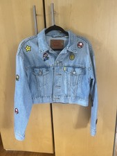 Levi's X Super Mario Cropped Trucker Denim Women Jacket