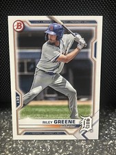 2021 Riley Greene #BD-107 Bowman Draft Detroit Tigers Free Shipping