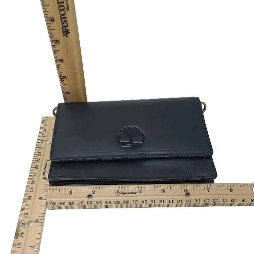 Timberland Black Leather Crossbody Bag Wallet Purse RFID Blocking One Size US - Picture 13 of 13