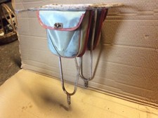 Ancien Porte Bagage vélo de ville avec petites sacoches - eroica vintage (40/50)