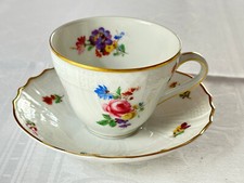 Hutschenreuther Porzellan Dresden bunte Blume Goldrand Kaffee-Service z.Auswahl