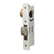 Adams Rite Ms1850s-450-628 Deadbolt Less Cylinder, Hd, Satin Chrome