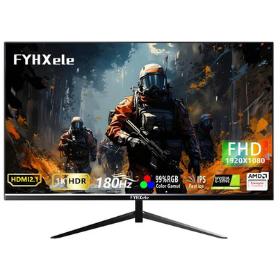 24Inch 180Hz Gaming Monitor 1K FHD Computer Display 1Ms Response Time Eye Care S