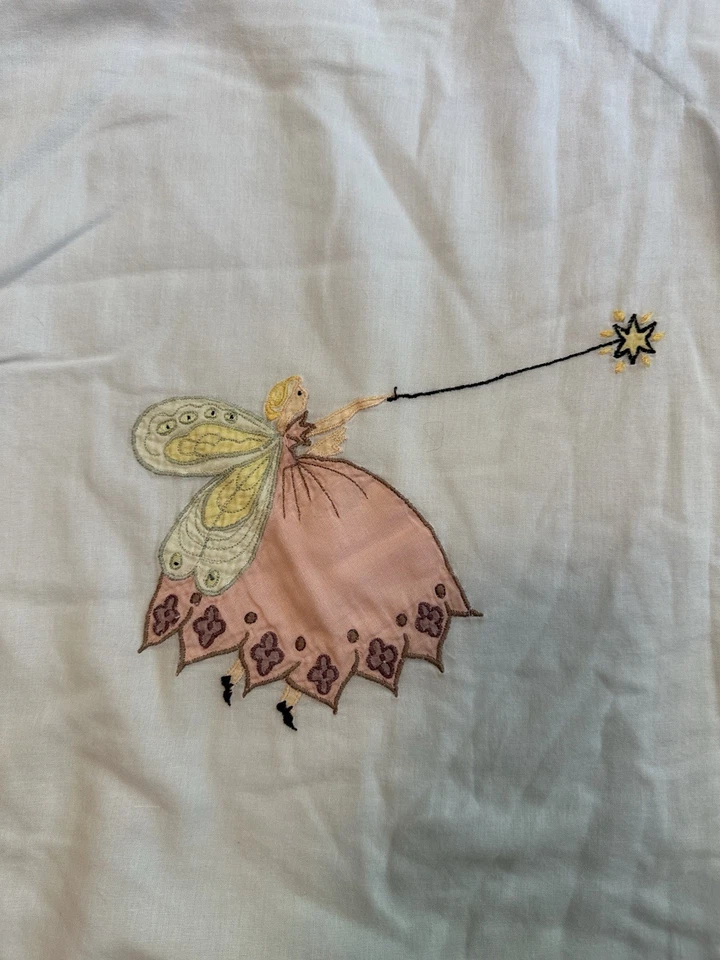 Brandee Danielle Signature Ropa de cama Bebé Manta Bordado Hada Foto 2 de 4