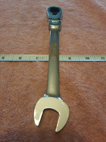 Blue Point By Snap On Tools 18 Mm Reversible Flex Head Combination Ratchet Wrenc - Bild 12 von 14