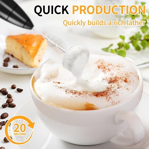 Frother Wand Rechargeable,Electric Frother Wand Handheld Coffee Foam Maker8793 - Bild 2 von 7