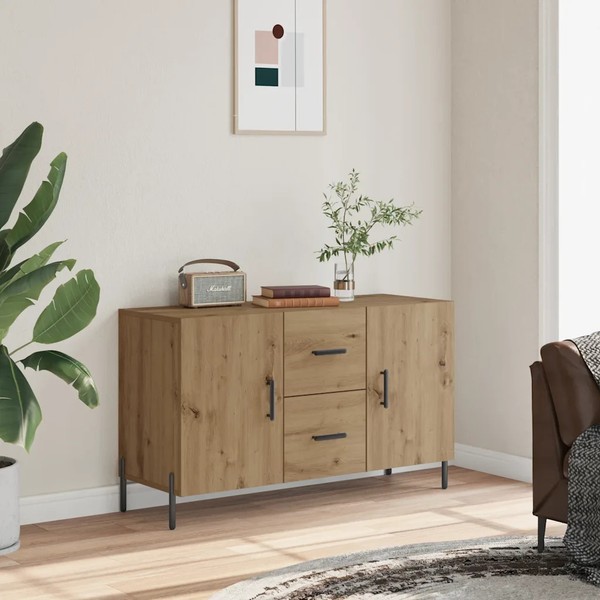 Sideboard Anrichte Artisan Eiche 100X36X60 Cm Holzwerkstoff-image