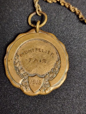 Antique 1916 Montpelier Fair Award 'Second Relay' Race Vermont Sport Memorabilia